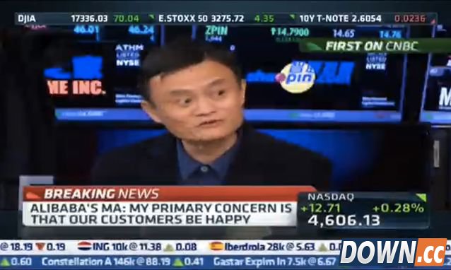 马云第一时间接受CNBC专访