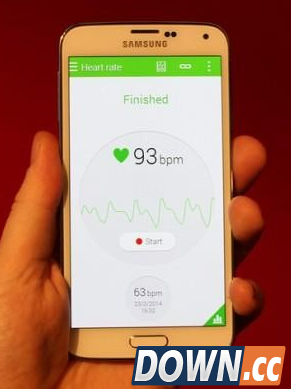 三星s5打开心率传感器教程