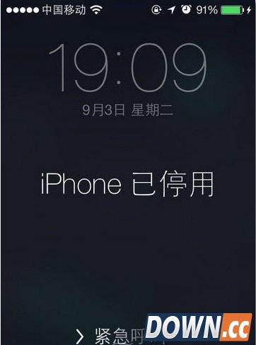 iphone密码输错停用怎么办