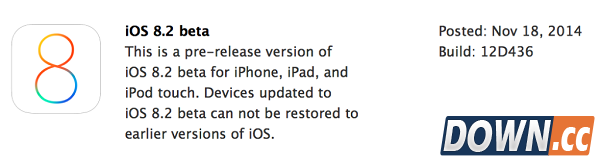 苹果ios8.2beta2新功能
