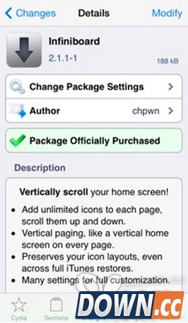 ios8越狱infiniboard插件使用方法