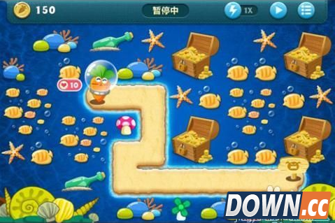 保卫萝卜深海5攻略金萝卜布阵图