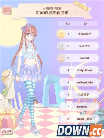 暖暖环游世界评选赛对面的男孩看过来高分搭配图鉴