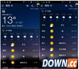 360天气：可预报七日天气的APP