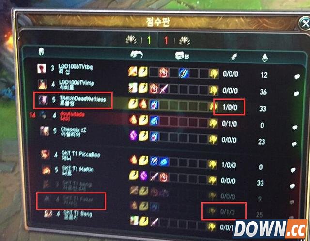 韦神训练赛单杀Faker截图曝光 大魔王果然撒谎了