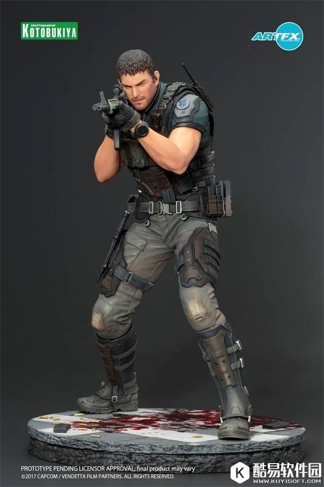 《生化危机》克里斯、里昂手办曝光 2018年5月发售