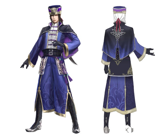 《真三国无双8》荀彧人设图曝光 形象外观一览