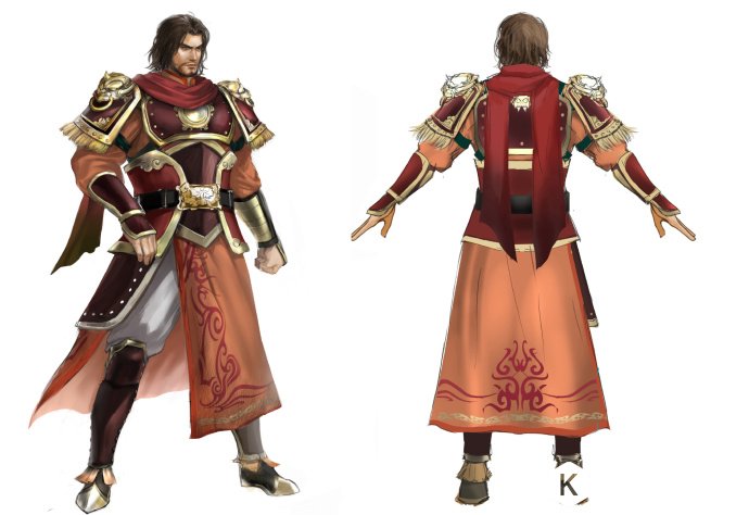 《真三国无双8》吕蒙人设图公布 网友赞其像金城武