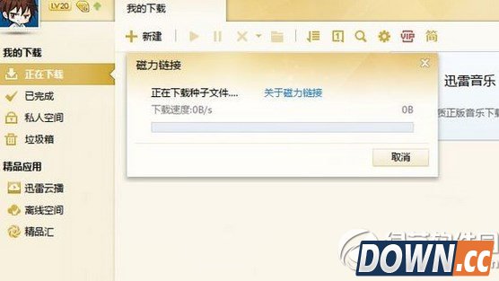 迅雷磁力链接下载失败解决方法1