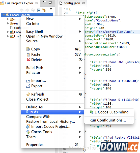 cocos code ide配置/使用步骤