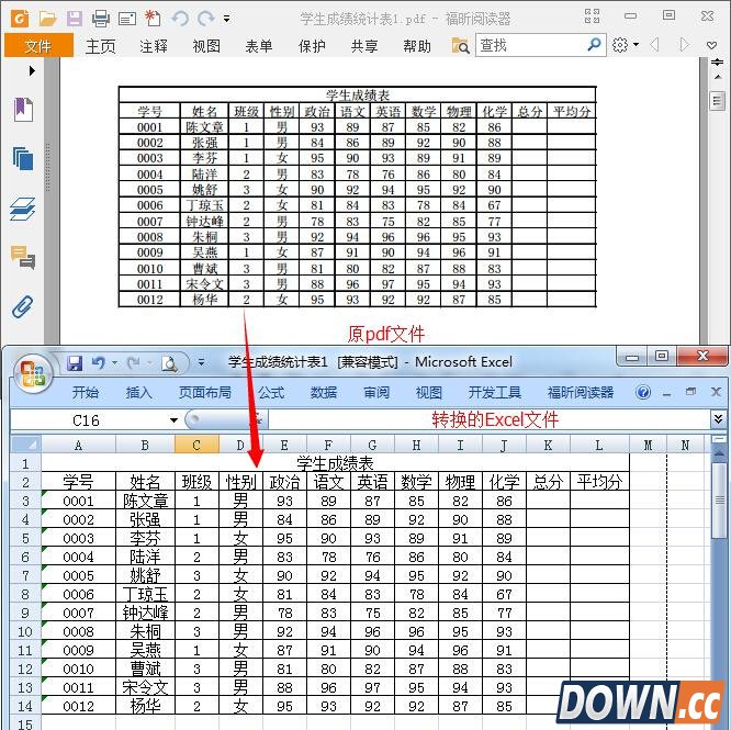 怎么把pdf文件转换成excel