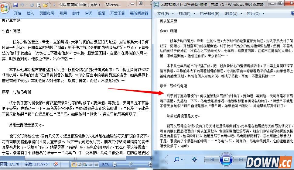 如何将txt转换成图片？