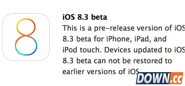 苹果ios8.3固件官方下载
