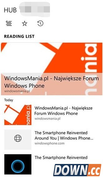 win10手机版斯巴达浏览器使用方法