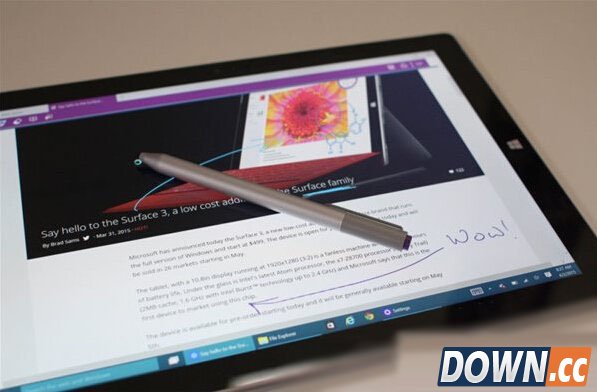 win10斯巴达浏览器电子墨水笔记功能使用教程图解