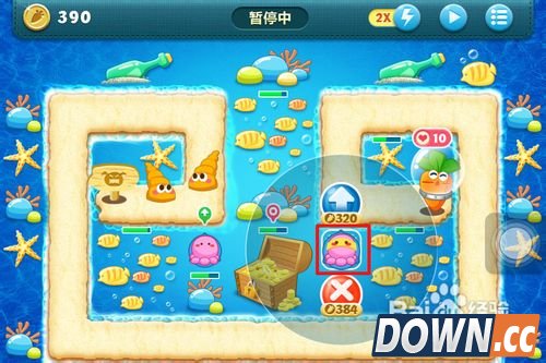 保卫萝卜深海10攻略金萝卜布阵图