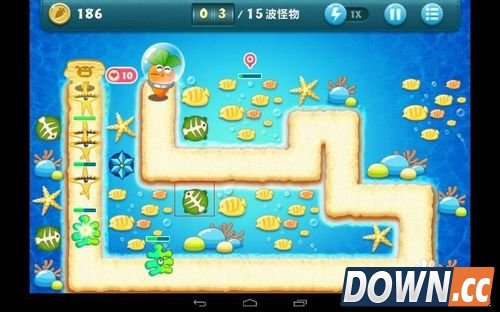 保卫萝卜深海第1关攻略