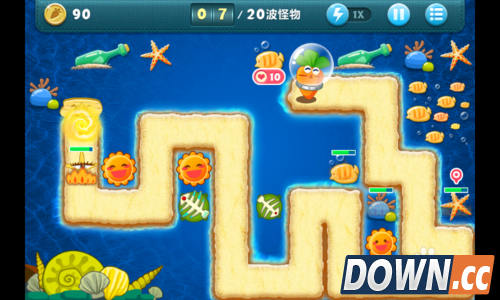 保卫萝卜深海4攻略金萝卜布阵图