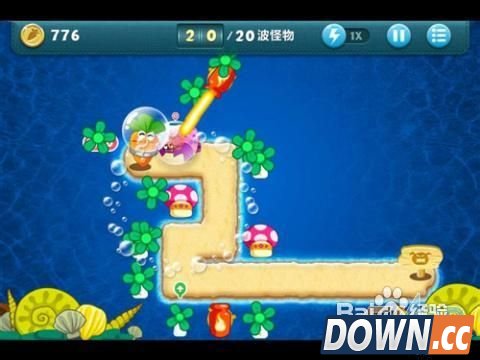 保卫萝卜深海5攻略金萝卜布阵图