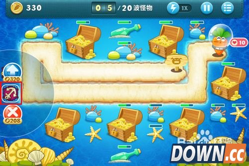 保卫萝卜深海7攻略金萝卜布阵图