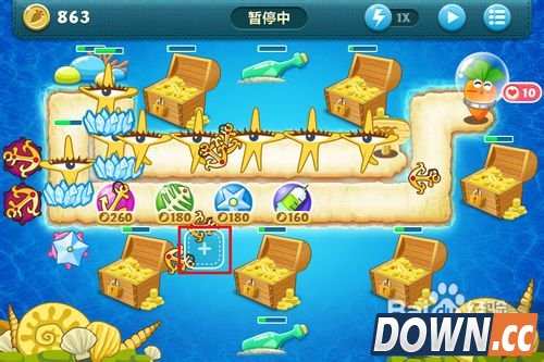 保卫萝卜深海7攻略金萝卜布阵图