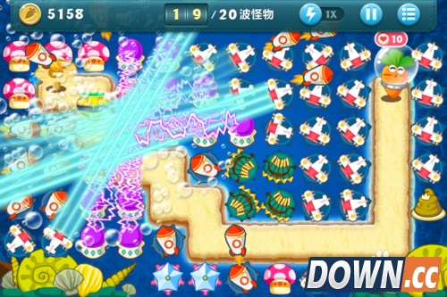 保卫萝卜深海12攻略金萝卜布阵图