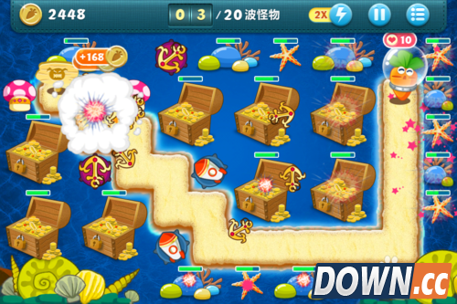 保卫萝卜深海12攻略金萝卜布阵图