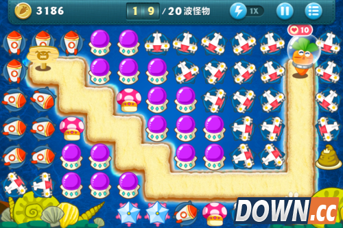 保卫萝卜深海12攻略金萝卜布阵图