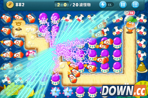 保卫萝卜深海12攻略金萝卜布阵图