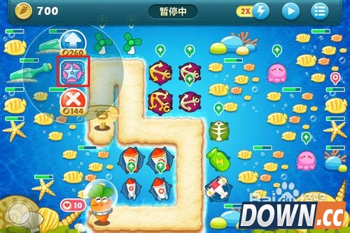 保卫萝卜深海13攻略金萝卜布阵图