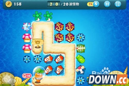 保卫萝卜深海13攻略金萝卜布阵图