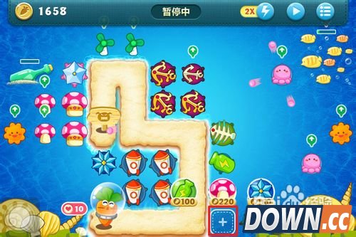 保卫萝卜深海13攻略金萝卜布阵图