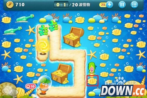 保卫萝卜深海13攻略金萝卜布阵图