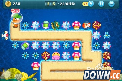 保卫萝卜深海14攻略金萝卜布阵图