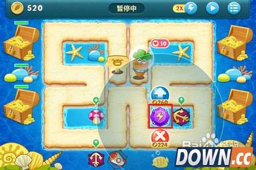 保卫萝卜深海第15关金萝卜攻略