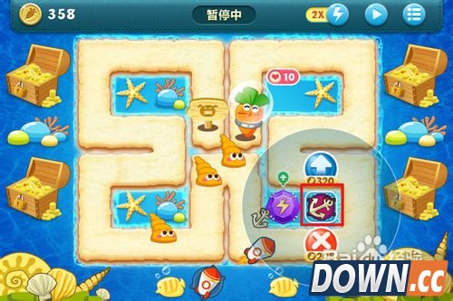 保卫萝卜深海第15关金萝卜攻略