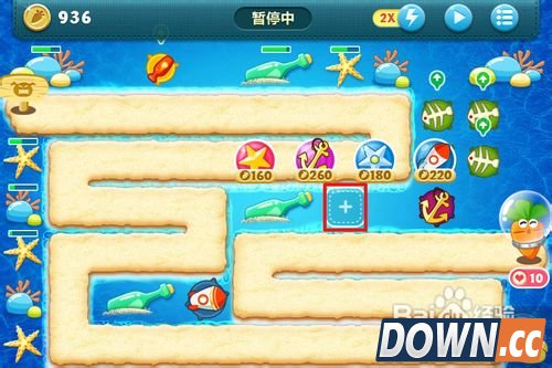 保卫萝卜深海16攻略金萝卜布阵图