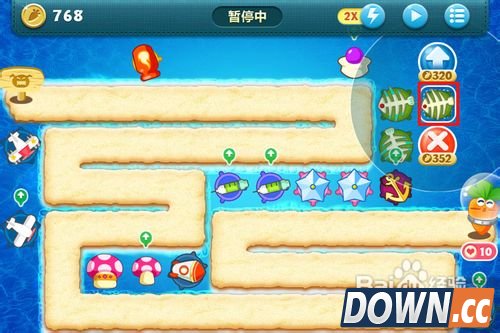 保卫萝卜深海16攻略金萝卜布阵图