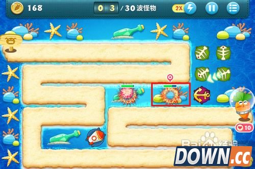 保卫萝卜深海16攻略金萝卜布阵图