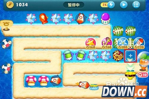 保卫萝卜深海16攻略金萝卜布阵图