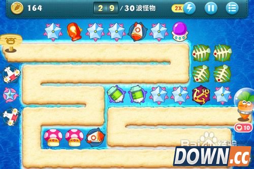 保卫萝卜深海16攻略金萝卜布阵图