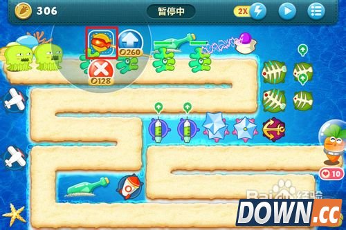 保卫萝卜深海16攻略金萝卜布阵图