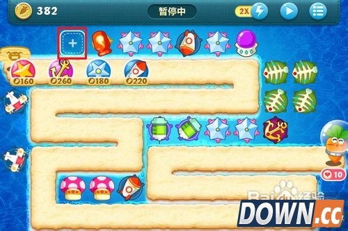 保卫萝卜深海16攻略金萝卜布阵图