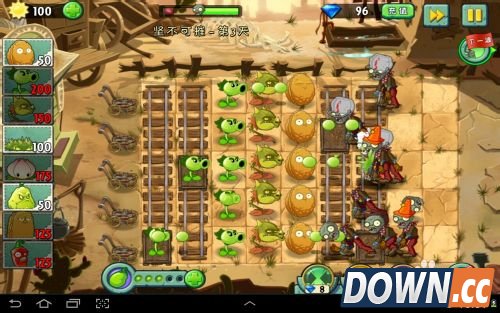 植物大战僵尸2狂野西部坚不可摧第三天