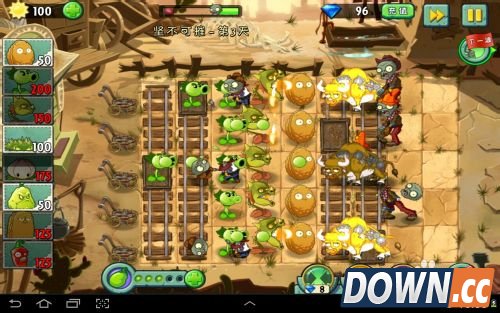 植物大战僵尸2狂野西部坚不可摧第三天