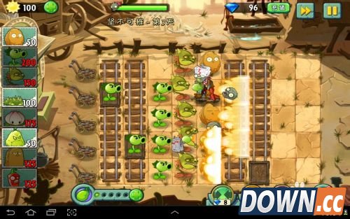 植物大战僵尸2狂野西部坚不可摧第三天