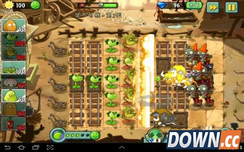 植物大战僵尸2狂野西部坚不可摧第三天