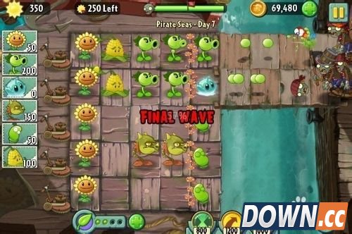 植物大战僵尸2海盗港湾第七天
