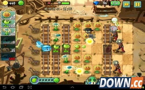 植物大战僵尸2狂野西部植物危机第三天