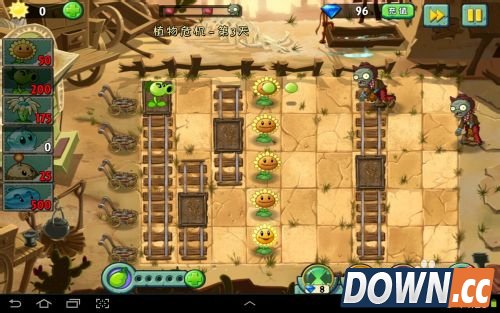 植物大战僵尸2狂野西部植物危机第三天